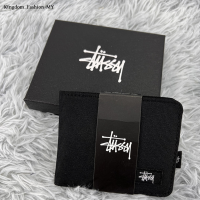 ราคา 2024สต็อกกระเป๋าเงินสั้นสองชั้น Stussy (22071091110)