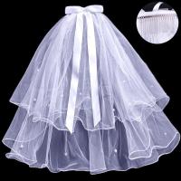 ราคา Funny Go เวลเจ้าสาว ผ้าคลุมผมเจ้าสาว veil เจ้าสาว คลุมผมเจ้าสาว ผ้าคุณภาพสูง งานเย็บมือ เวลเจ้าสาว (21619475268)