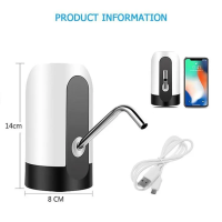 ราคา ใหม่ ปั๊มน้ำไฟฟ้าอัจฉริยะแบบพับได้ปั๊มน้ำขวดตู้กดน้ำไร้สายตู้กดน้ำแบบชาร์จไฟในครัวเรือน (21529204029)