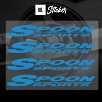 ราคา สติ๊กเกอร์ติดล้อ สติ๊กเกอร์ติดแม็ก สติ๊กเกอร์แต่งรถ Spoon 4 ชิ้น และ Sticker Car Wheel สติ๊กเกอร์ติดรถ ติดดี ติดทน 4 PCS Set 4 สี WE17 (14687850806)