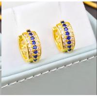 ราคา ต่างหูทองไมครอน ต่างหูทองชุบ เศษทองคำแท้ ตุ้มหูทองไม่ดำ ชุบทอง 24K ไม่ลอก ไม่ดำ (22007761034)
