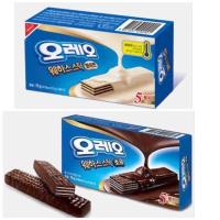 ราคา โอรีโอ้ เวเฟอร์สติ้ก 1กล่อง บรรจุ 5 ซอง ขนมเกาหลี Oreo Wafer Stick 75g (11262726586)