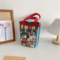 ราคา กระเป๋าอเนกประสงค์ กระเป๋าใบเล็ก สำหรับใส่กล่องข้าว ทรงบักเก็ต (22123429666)