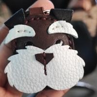 ราคา พวงกุญแจหนังแท้ พวงกุญแจหมา พวงกุญแจน่ารัก ชเนาเซอร์ น้องหมาชเนาเซอร์ (19784385368)