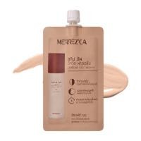 ราคา รองพื้นสูตรน้ำ Merrezca Skin Up Liquid Foundation SPF50PA ซอง มีให้เลือก3เบอร์ (22027577968)