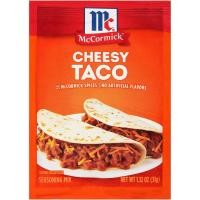 ราคา แม็คคอร์มิค ซอสผงปรุงรสสำหรับทำทาโก้รสชีส 31ก McCormick Chessy Taco 31g (21909263394)
