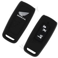 ราคา ใหม่ซิลิโคนฝาครอบกุญแจ PCX160 2ปุ่ม PCX 160เคสกุญแจสำหรับฮอนด้า PCX160cc มอเตอร์ไซค์ (21781142424)