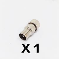 ราคา 1 ตัว ปลั๊ก 75 Ohm เสาอากาศทีวี ตัวผู้ ท้ายฝักบัว สำหรับสาย RG6 (17563956748)