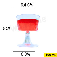 ราคา แก้วน้ำ พลาสติก แก้วไวน์ ที่ถอดออกได้ แบบพกพา ที่ถอดออกได้ แก้วไวน์พลาสติก น้ําหนักเบา ความต้านทานการตก ถ้วยมูส (22068396459)