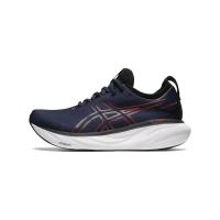 ราคา ข้อเสนอเวลาจำกัด Asics Gel Nimbus 25 Midnight Electric Red Sneakers 1011B547 401 (22059484111)