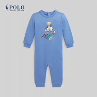ราคา Polo Ralph Lauren Kids จั๊มสูทเด็กผู้ชาย Polo Bear Fleece Coverall รุ่น CWPOOPCI3320273 สีฟ้า (21846397796)