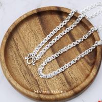 ราคา สร้อยคอเงินแท้ 92 5 ชุดหนัก 1 บาท ยาว16 26นิ้ว สร้อยคอเงิน เส้นใหญ่แข็งแรง เหมาะสำหรับทั้ง ชาย หญิง สร้อยคอเงินแท้100 Major Silver สร้อยคอ 1 บาท (12806406770)