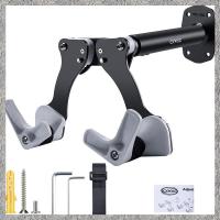 ราคา Bike Wall Mount Adjustable Bicycle Wall Hanger Indoor Storage Rack for Road Mountain or Hybrid Bikes in Garage (21964357368)