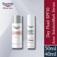 ราคา Eucerin Brightening Spotless Day Fluid SPF30 50ml Eucerin Pro Acne Solution Anti Acne Mark Serum 40 ML (21599639760)