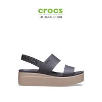 ราคา CROCS รองเท้าแตะผู้หญิง BROOKLYN LOW WEDGE รุ่น 20645307H BLACK MUSHROOM (21853866346)