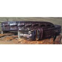 ราคา เข็มขัดหนังจระเข้ CROCODILE LEATHER หัวเข็มถักขอบตลอดเส้นด้วยช่างผู้ชำนาญการ (20124222599)