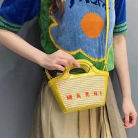 ราคา Marni กระเป๋าสะพายไหล่ กระเป๋าถือ ตะกร้าสาน (17658203175)