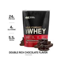 ราคา Optimum Nutrition 100 Whey Gold Standard 1 Lbs เวย์โปรตีน เพิ่มกล้ามเนื้อ ลดไขมัน Double Rich Chocolate (7551902644)