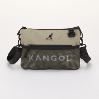 ราคา KANGOL Shoulder Bag กระเป๋าผ้าสะพายข้าง ลาย Kangol สีดำกากีเขียว 64251703 (21330702600)