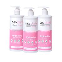 ราคา 3 ขวด ครีมอาบน้ำลดสิวแผ่นหลัง ลำตัวและรอยสิวจับคู่เห็นผล DEOdore shower cream ขนาด 400 ml (19253694420)