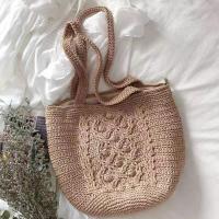 ราคา พร้อมส่ง กระเป๋าถักเชือก กระเป๋าสาน สุดน่ารัก กระเป๋าแบบถือ สะพายไหล่ มีซิป มีซับในอย่างดี ใส่ของได้เยอะมากๆ แบบใหม่ (15511296669)