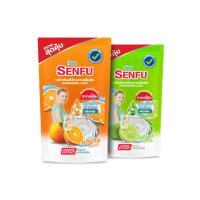 ราคา ยกลัง 24 ถุง เซ็นฟู น้ำยาล้างจาน ผลิตภัณฑ์น้ำยาล้างจาน ถุงเติมขนาด 380 มล มี 2 กลิ่น (21777517442)