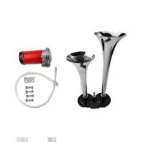 ราคา พร้อมส่งจากไทย Speed Studioแตรลมไฟฟ้า รถยนต์ ปากคู่ 2 ปาก เลือกได้ 12V และ 24 โวลล์ silver (17008296781)