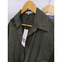 ราคา ZARA เสื้อเชิ้ต ผ้าลินิน คอปก แขนยาว LINEN SHIRT (21703455571)