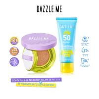 ราคา SET DAZZLE ME Better than Filter Maxnificent Essence Cushion Attack on Sun UV Protection Essence Sunscreen Gel (21936445759)
