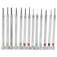 ราคา 0 6Mm 2 0Mm 13Pcs New Watchmakers Screwdrivers Set Watch Glasses Flat Blade Assort Slotted Flat Screwdrivers Set Jewellers Watch Screwdriver For Watchmakers (20302732125)