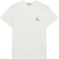 ราคา Mens and womens same style couple summer Maison fashion casual tide brand free small fox embroidery large size short sleeved T shirt S 5X (19770794274)