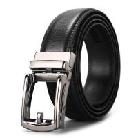 ราคา เข็มขัดหนังแท้ เข็มขัดผู้ชาย Fashion Leather Automatic Buckle Men Belt Belt with Zinc Alloy Buckle for Men เข็มขัด (8140889614)