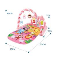 ราคา ของเล่นเด็กเล็ก เพลยิม เพลยิมเปียโน สีพาสเทลน่ารัก ลายการ์ตูน มีไฟ มีเสียงดนตรี เปลเด็ก ที่นอนเด็ก (21760489619)