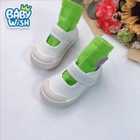 ราคา Baby wish รองเท้าเด็ก รองเท้าผ้าใบเด็ก รองเท้าผ้าใบเด็ก รองเท้าเด็กผู้หญิง (19254807234)