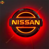 ราคา สัญลักษณ์ป้ายโลโก้ไฟติดรถยนต์ Nissan 5D ใส่ได้พอดีด้านหน้าหรือด้านหลังแทนที่โลโก้รถเดิมเหมาะกับ Nissan Tiida X Trail สัญลักษณ์อัตโนมัติอัปเกรด (20146717170)