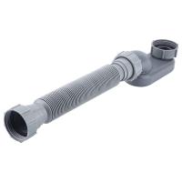 ราคา ABS Bathtub Shower Drain Pipe Flat P Trap Free Standing Tub Drain for Bath Bathtub Drain (21158657012)
