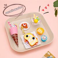 ราคา ผลิตภัณฑ์ใหม่ออกสู่ตลาด เครื่องครัวของเล่น ของเล่นทำอาหารDIYขนาดเล็ก ชุดวัสดุ DIY สำหรับเด็ก ของเล่นจำลองอาหารขนาดเล็ก ชุดไอศกรีม ของเล่น DIY ขนมหวาน ขนมขบเคี้ยว ของเล่นเล่นบ้าน อาหารแฮนด์เมด ชุดฉากเ 