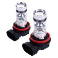 ราคา ELEC รถยนต์ LED ไฟตัดหมอก H11 100 วัตต์พลังงานสูง LED ป้องกันไฟตัดหมอก LED หลอดไฟตัดหมอก (455197655)