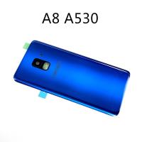 ราคา สำหรับ SAMSUNG Galaxy A8 A530 A530F A8 Plus A730 A730F 2018กลับกรณีฝาครอบด้านหลัง Shell พร้อมเลนส์กล้อง (10363552775)