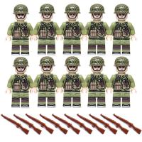 ราคา 8Pcs Legoing Minifiguresรุ่นสำหรับทหารเยอรมันชุดทหารตำรวจพิเศษเด็กบล็อคก่อสร้างของเล่น (16571950238)