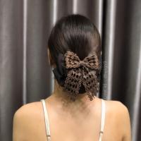 ราคา เน็ตติดผม เนทติดผม Hairnet Hair Bow เนตผมใส่ทำงาน สีดำสีน้ำตาลเน็ตติดผม เน็ตครอบผม เน็ตติดผมพยาบาล เน็ตติดผมแอร์โฮสเตส เน็ตติดผมแฟชั่น (6302582331)
