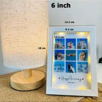 ราคา easylife DIY กรอบรูปเม็ดโฟมมีไฟ กรอบเขย่า ของขวัญวันครบรอบ ของขวัญวันรับปริญญา ของขวัญครบรอบแต่งงาน กรอบรูปตั้งโต๊ะ กรอบรูปแขวนผนัง (21946622607)