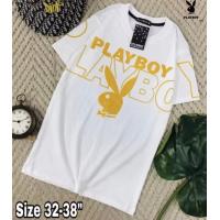 ราคา Playboy เสื้อยืดสีพื้น คอกลม แขนสั้น เพลบอย งานสกรีน ผ้าคอตตอนแท้ พร้อมส่ง (19072226956)