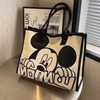 ราคา กระเป๋าสะพายไหล่ ผ้าแคนวาส ขนาดใหญ่ จุของได้เยอะ ลายการ์ตูนมิกกี้เมาส์น่ารัก แฟชั่นสไตล์เกาหลี สําหรับผู้หญิง (21912867441)