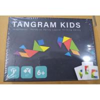 ราคา tangram kid แทนแกรม สำหรับเด็ก จำนวน 7 ชิ้น ภาพโจทย์60 ภาพ (20413831438)
