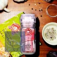 ราคา 85 กรัม เกลือหิมาลายัน เกลือชมพู ตรามือที่ 1 ง่วนสูน พร้อมขวดบดเกลือ Nguan Soon Himalayan Salt in a Grinder of 85 grams (10769730679)
