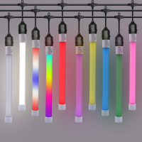 ราคา หลอดไฟสี LED ไฟงานวัด ไฟประดับตกแต่ง กันน้ำ IP65 3w T8 ขนาด 30ซม 120ซม หลอดไฟนีออน ไฟวิ่ง มีหลายสีให้เลือก (21892868956)