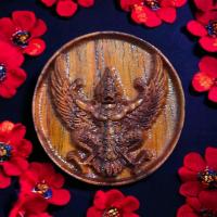 ราคา พญาครุฑกลม แกะสลักไม้พยุง (21267285499)