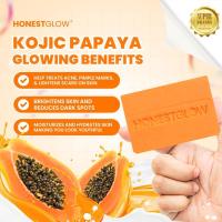 ราคา Honest Glow Kojic Papaya bar Soap 70g (22118122683)