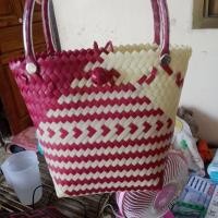 ราคา กระเป๋าสานเส้นพลาสติกจิ๋วแจ๋ว (21986820504)